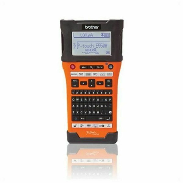 Elektrisk etikettskriver Brother PTE550WVP 180 DPI WIFI Svart/Oransje