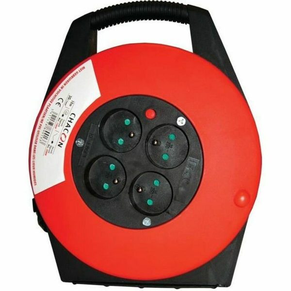 Kabelruller Chacon 4 Plugg 3 x 1,5 mm 10 m