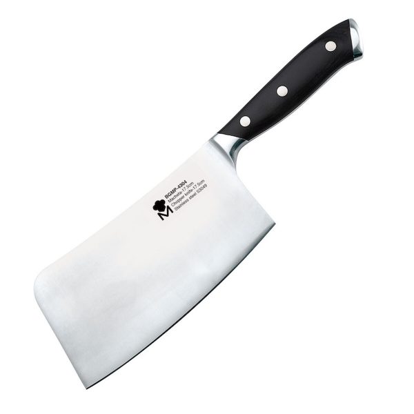 Stor Matlagingskniv Masterpro BGMP-4304 17,5 cm Svart Rustfritt stål Rustfritt stål/Tre
