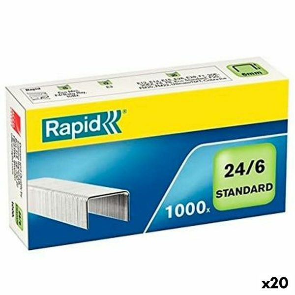 Stiftemaskiner Rapid 24/6 6 mm (20 enheter)