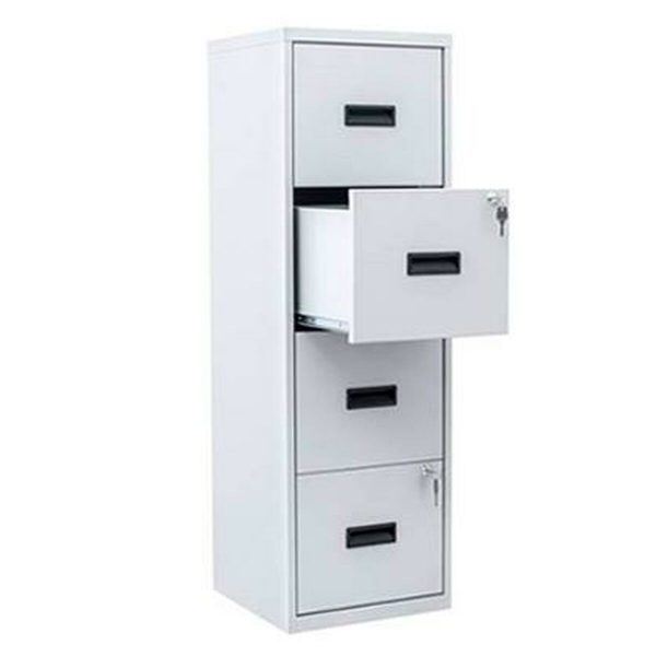 Kommode Bisley Påfyllbar oppbevaringbinder Grå Metall 125 x 40 x 40 cm