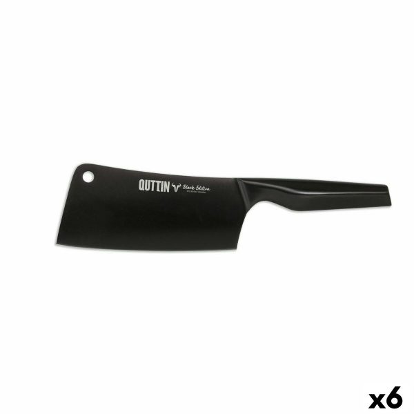 Stor Matlagingskniv Quttin Black Edition 17,5 cm 2,5 mm (6 enheter)