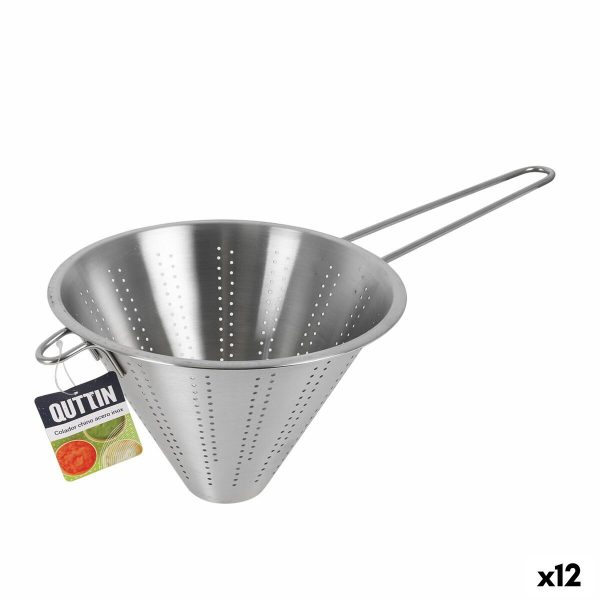 Konisk sil Quttin Rustfritt stål Sølv Ø 20,5 cm (12 enheter)