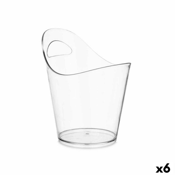 Isbøtte Gjennomsiktig Plast 5 L (6 enheter)