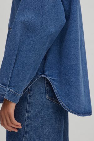 Anisha denim oversized overshirt - Afbeelding 6