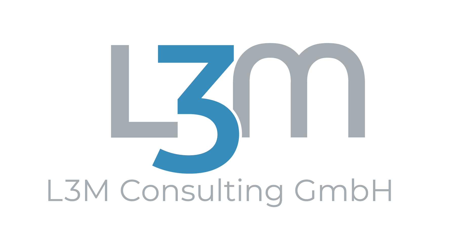 Logo L3min grau und hellblau