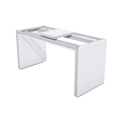 Weighing table frame for laboratories