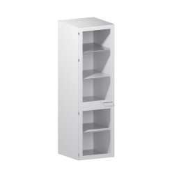 Tall cabinet with shelves