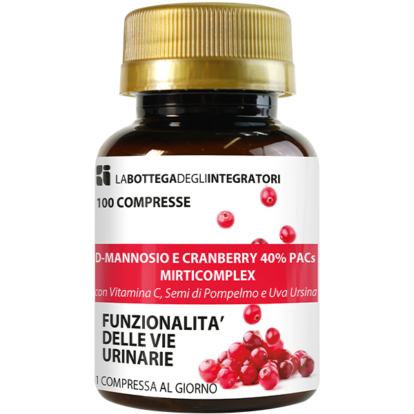 Cranberry e D-Mannosio Mirticomplex - 100 compresse