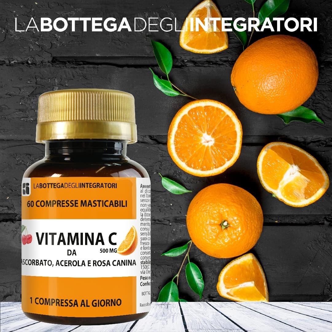 Vitamina C da Ascorbato Acerola e Rosa Canina - 60 Compresse - immagine 5