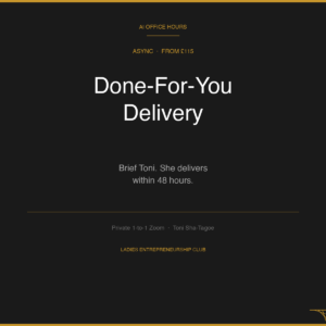 AI Office Hours — Done-For-You Delivery