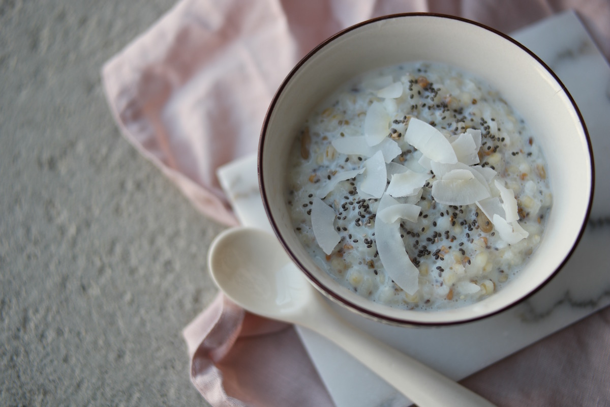 Yogagrøt med kokos