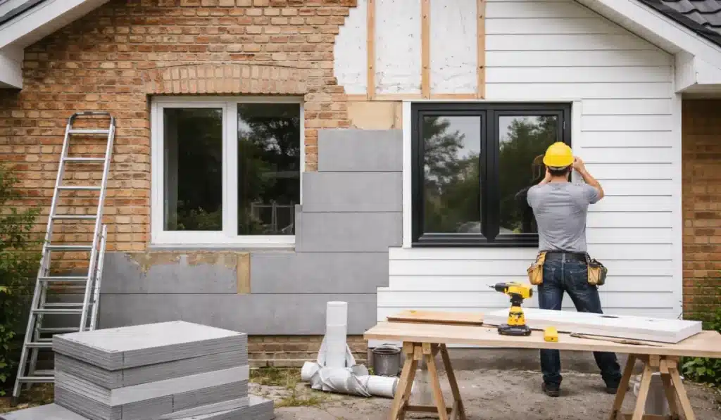 Hvordan renoverer man facade uden nedrivning