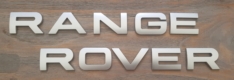 Range Rover Letters