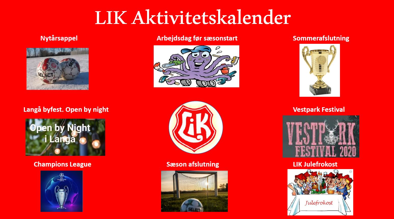 lik aktivitets kalender