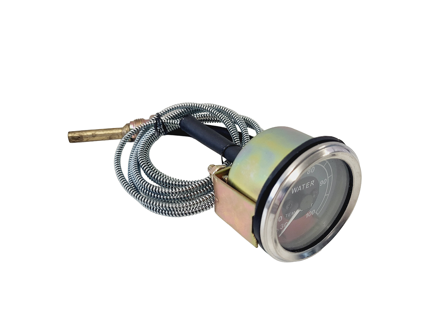 Temperaturanzeige Fernthermometer für Traktor Schlepper mechanisch Ø52mm – Bild 2