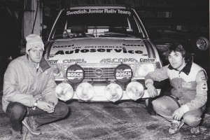 lars-erik torph Swedish Junior Rally team , Opel Ascona