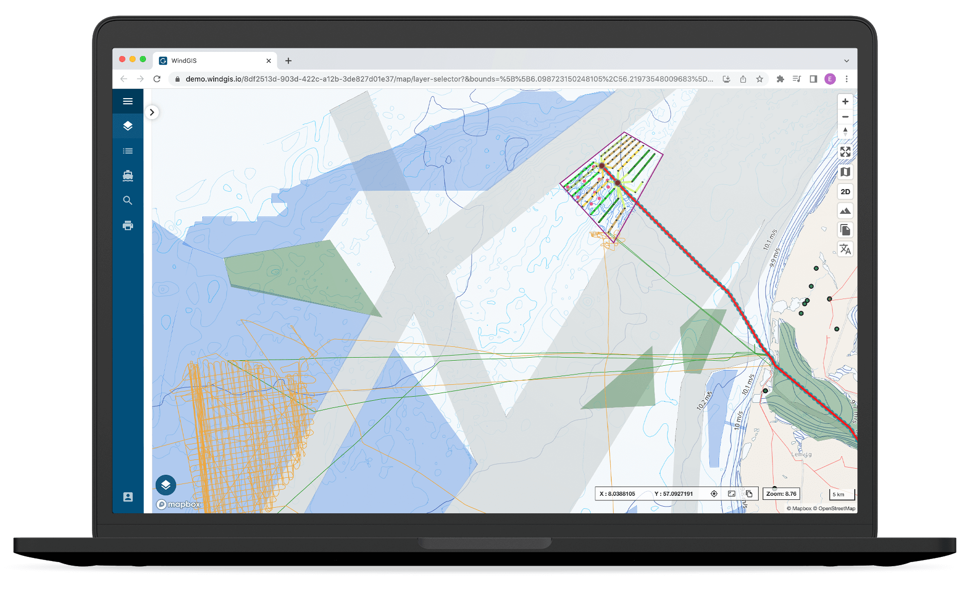 WindGIS for Wind Power Projects