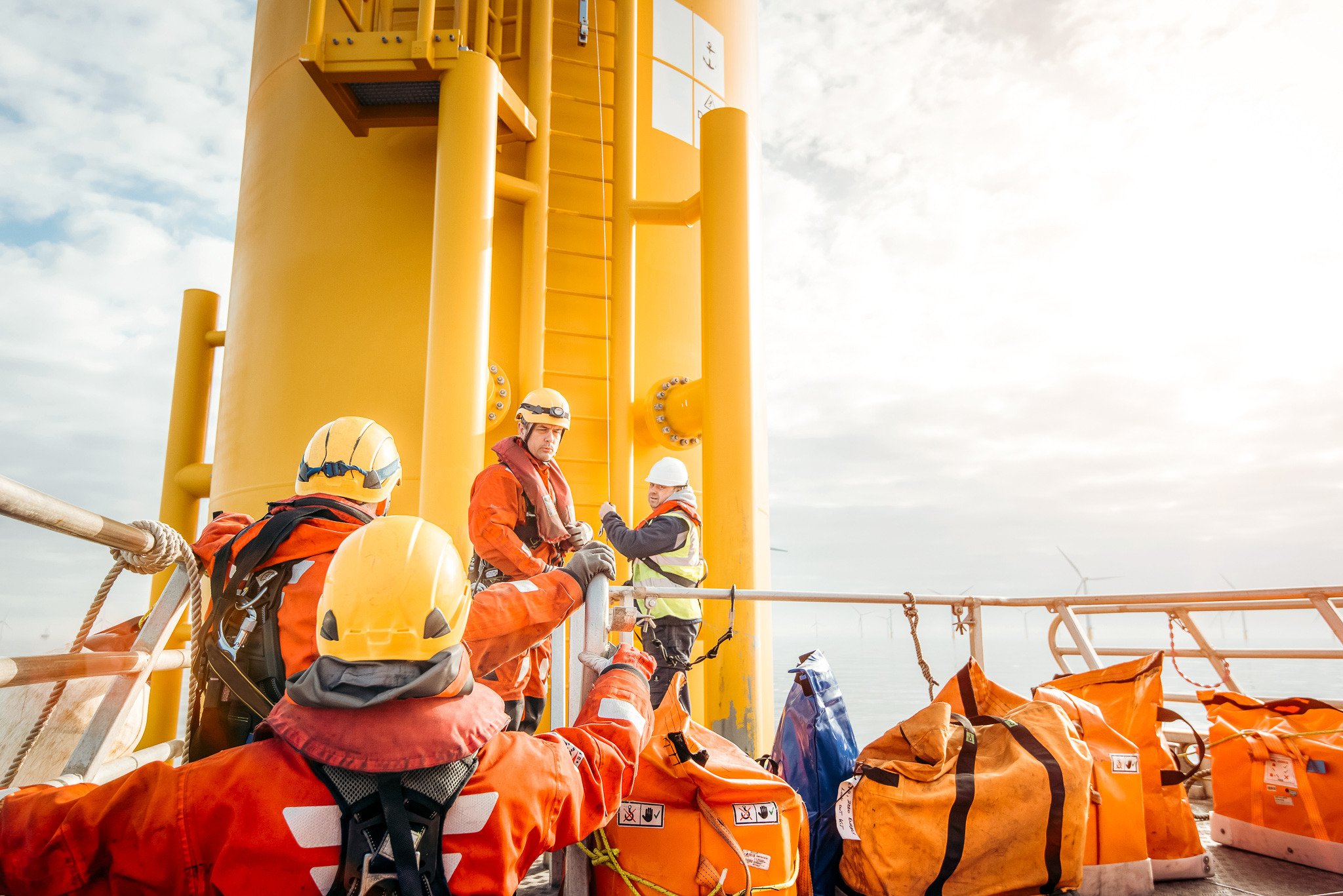 Offshore wind client representatives from LAUTEC