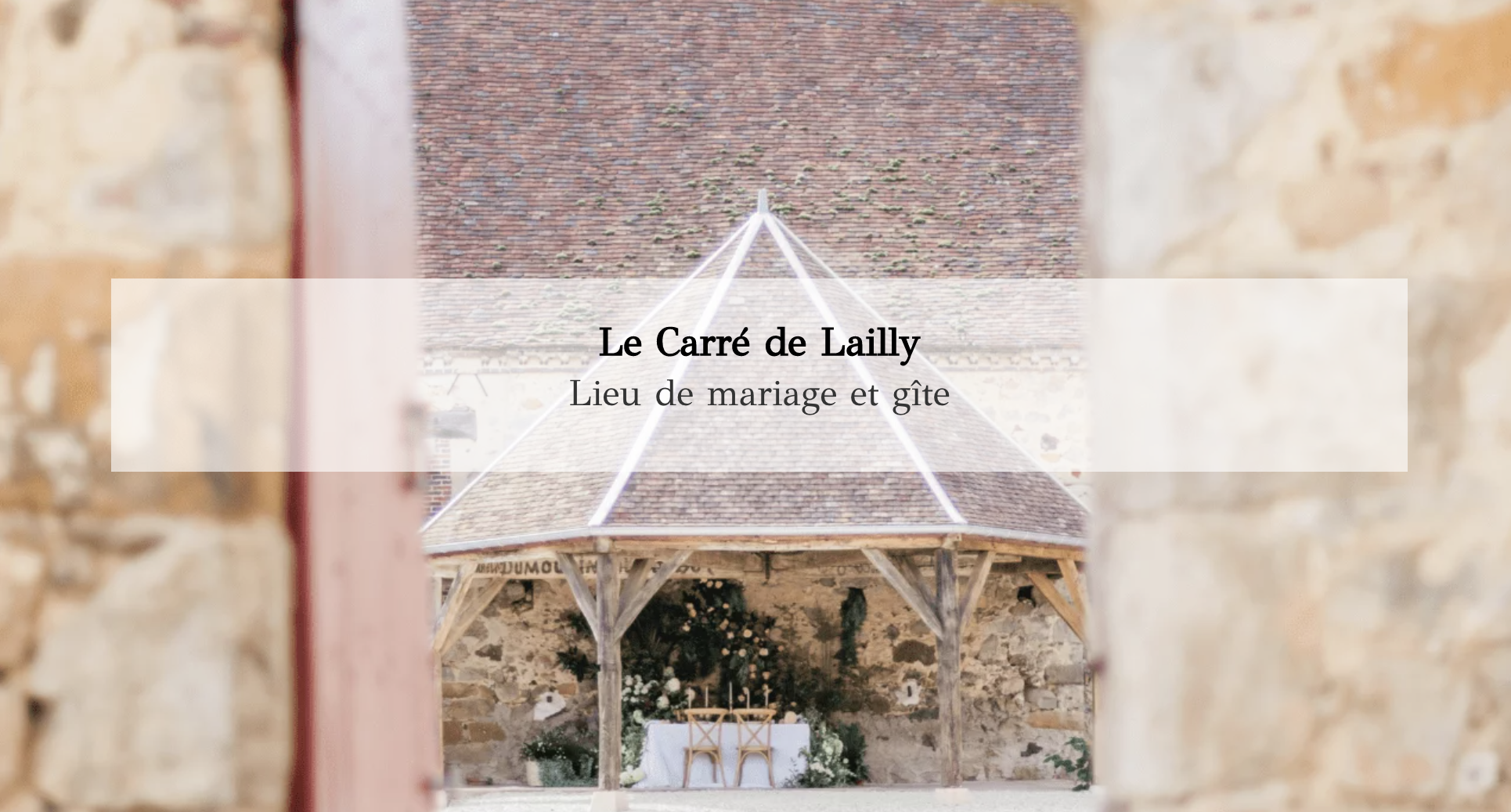 Mariage à Lailly