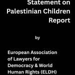 ELDH Statement on Palestinian Children Report