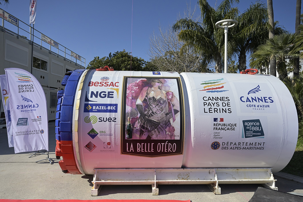 Access Cannes - Le Mag - La Belle Otero - tête foreuse du microtunnelier 02