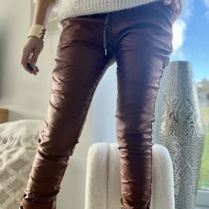 Pantalon EcoCuir Magique Cognac