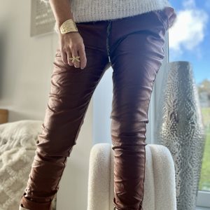 Pantalon EcoCuir Magique Cognac