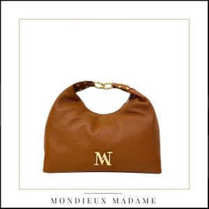 SAC Cuir MONDIEUX MADAME RIANA CAMEL