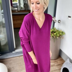 Italie No 291 Robe Pull Magenta ➡️48