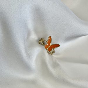 Bague Papillon Orange