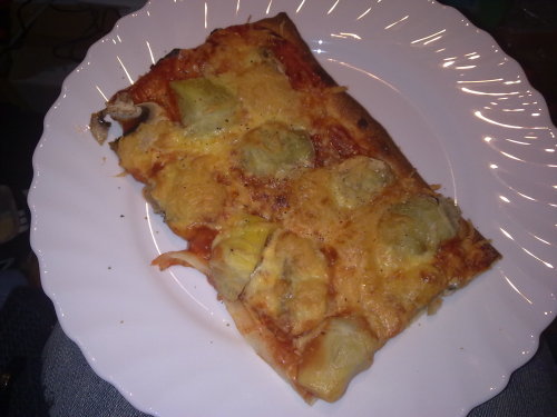 Selbstgemachte Pizza