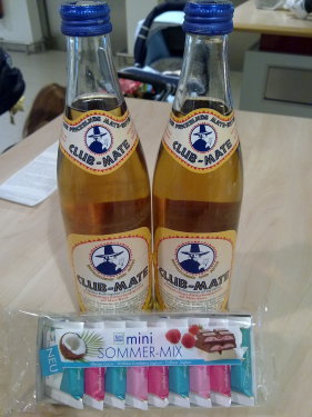 Club Mate und Ritter Sport