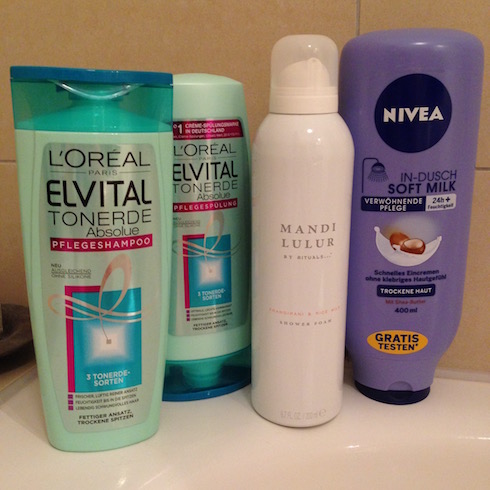 What's in my Shower L'Oreal Nivea Rituals