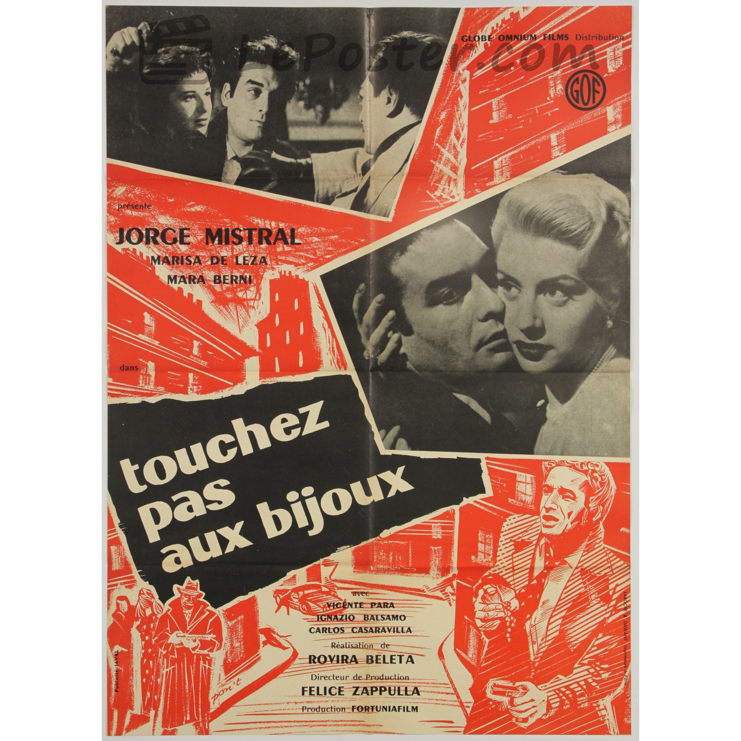 Original vintage movie poster for Express train from Andalusia (1950-1959), directed by Francisco Rovira Beleta, France release.