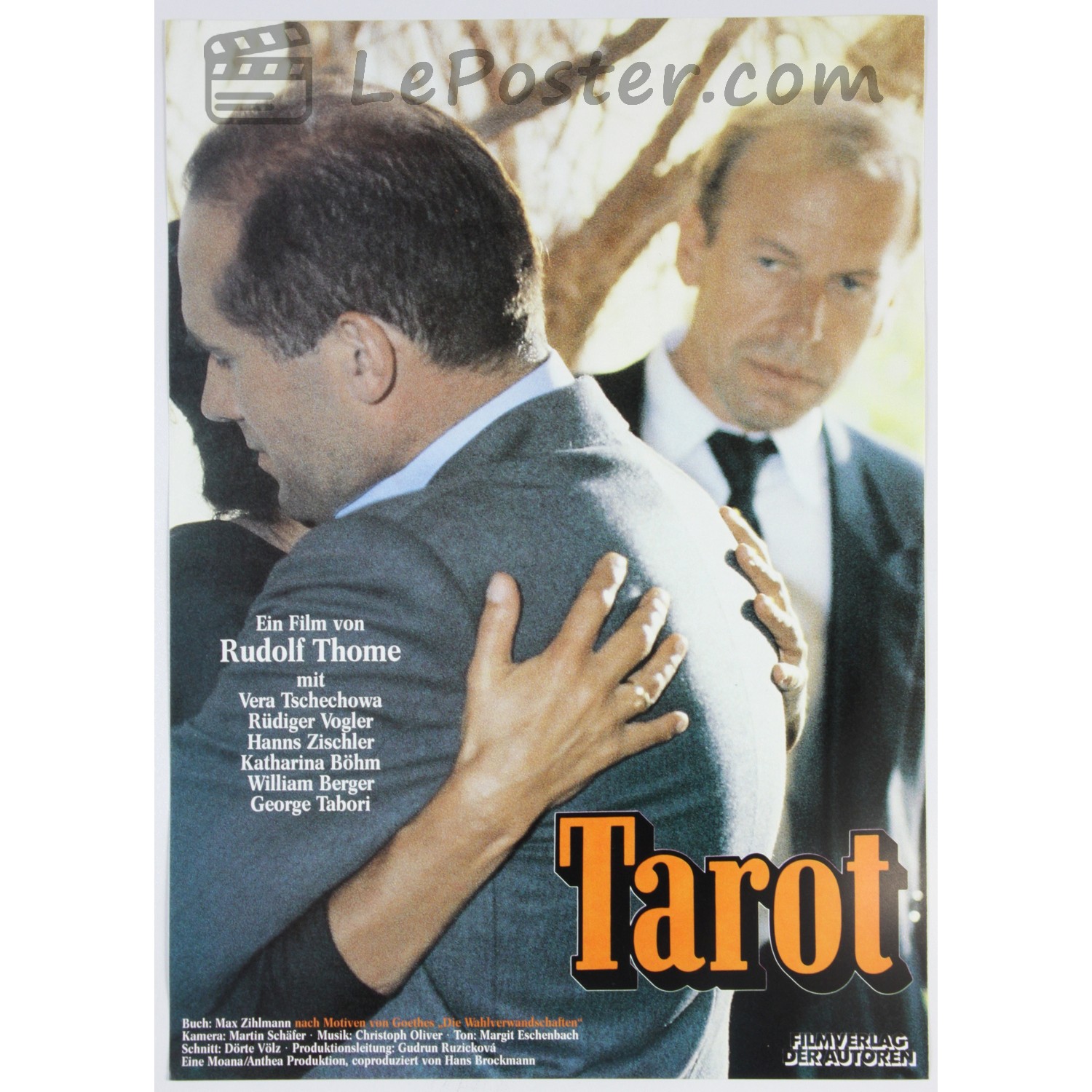 Original vintage movie poster for Tarot (1980-1989), directed by Rudolf Thome for the Germany theatrical release.