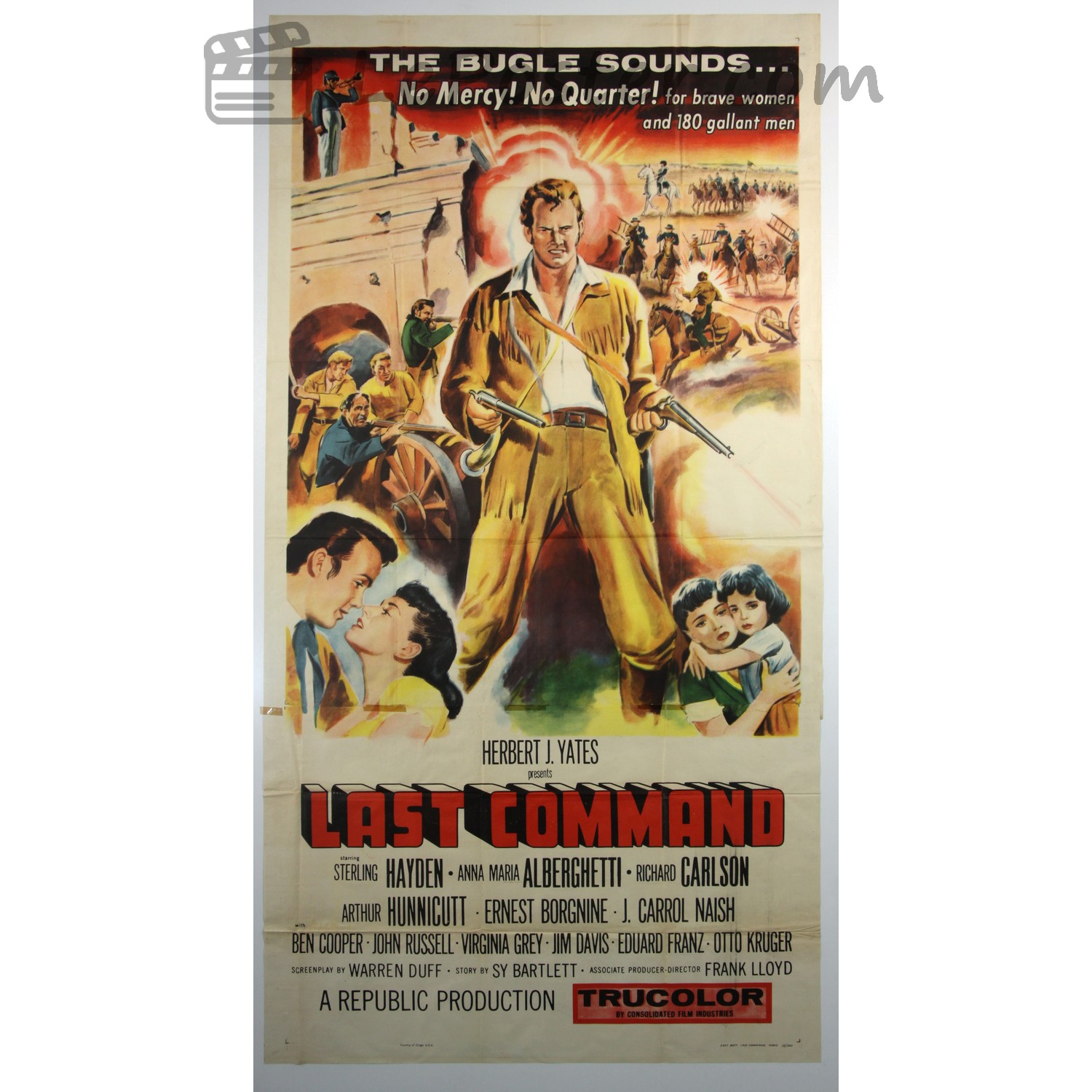 Original vintage movie poster for The Last Command (1950-1959), directed by Frank Lloyd for the US theatrical release.