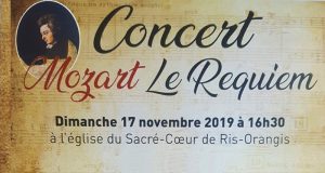 Concert Le requiem de Mozart, Ris, Eglise Sacré-coeur