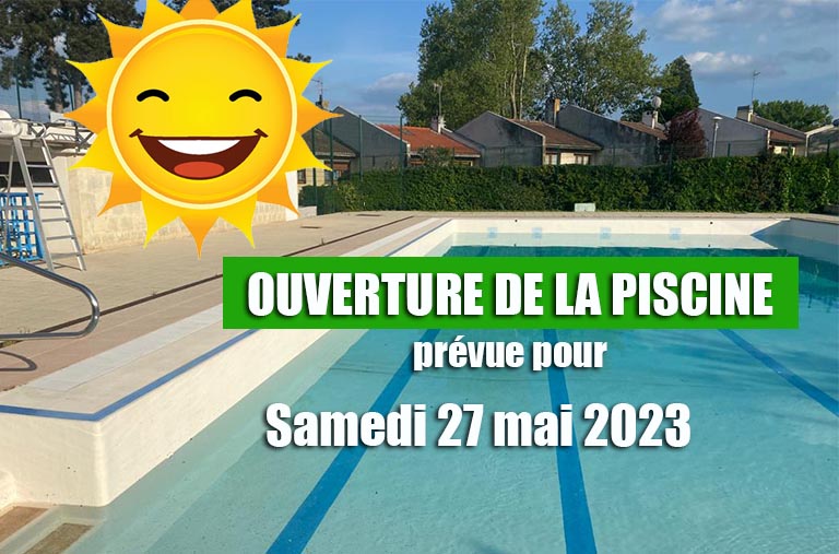 OUVERTURE DE LA PISCINE 2023