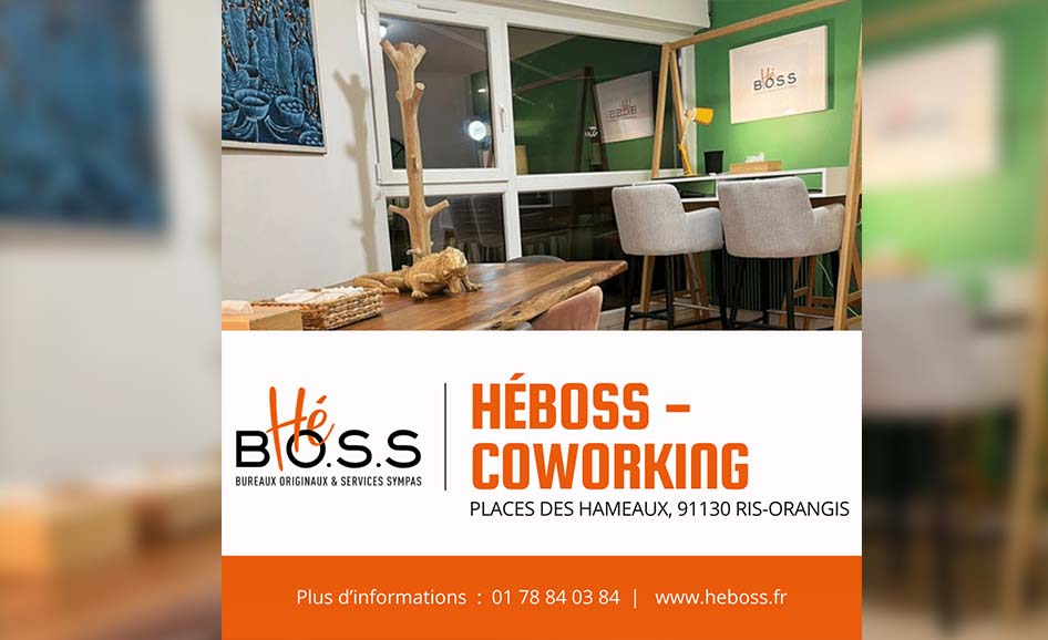 HÉBOSS-COWORKING ouvre son activité aux Hameaux de la Roche, à partir du 8 janvier 2024