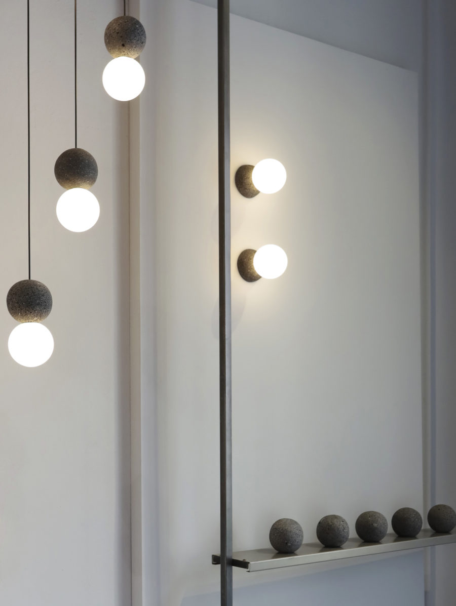 Origo lamps. Showroom David Pompa