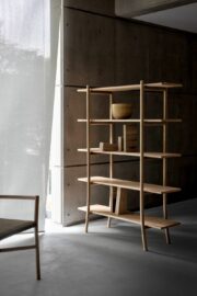 skyladder shelves high ariake