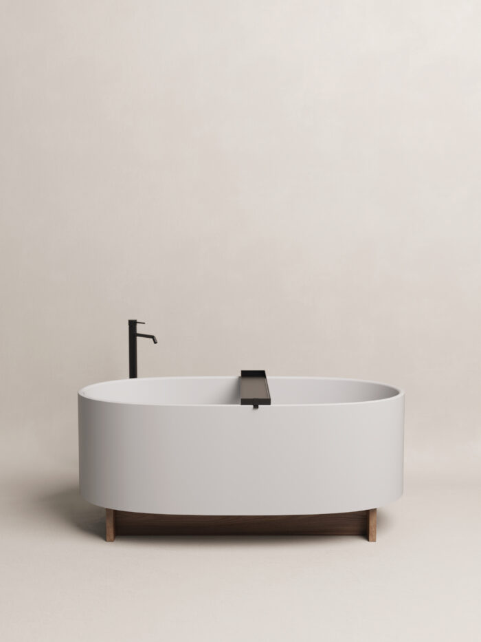Beam bathtub, white background - Ex.t - LES VRAIS