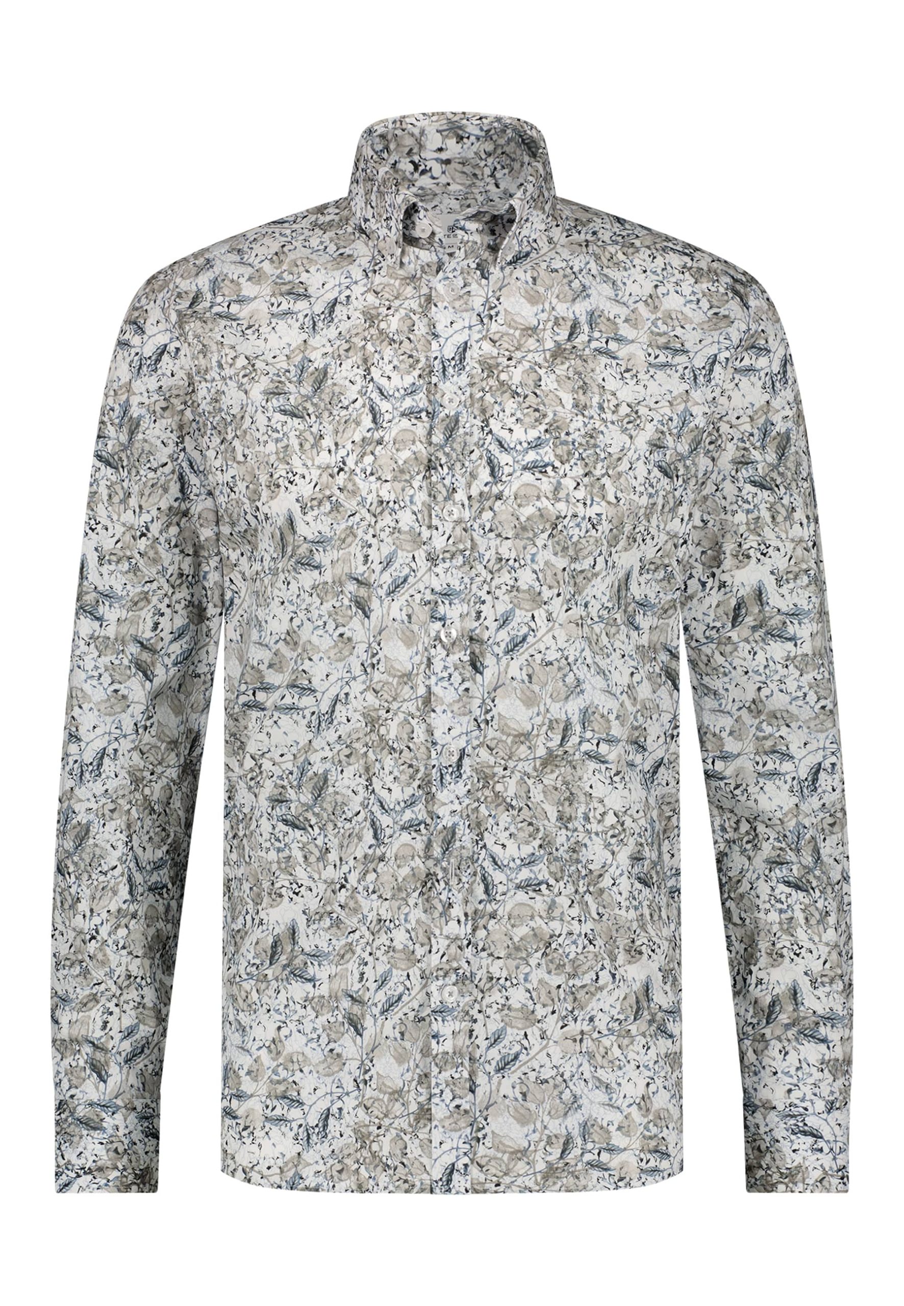 Skjorte LS Sand print State of Art Levins