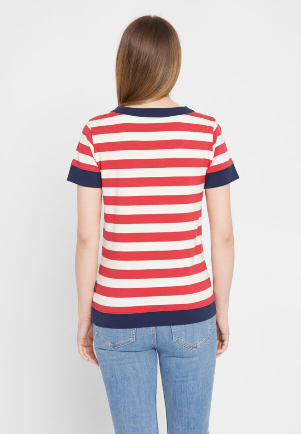 Sea Ranch TONNERE T-shirt kt.æ. Red/pearl - Image 4