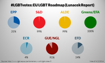 LGBT votes in 2009-2014: EU Roadmap against homophobia (5/5)