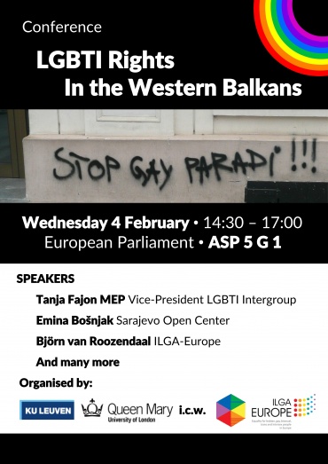 Upcoming event: LGBTI Rights in the Western Balkans