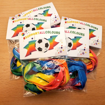 MEPs send Rainbow Laces to football teams ahead of World Cup 2018