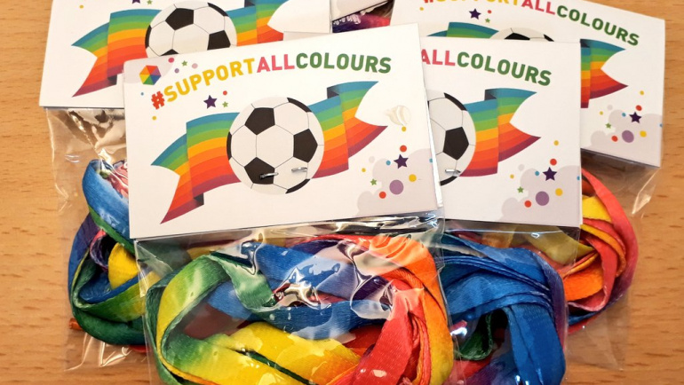 MEPs send Rainbow Laces to football teams ahead of World Cup 2018