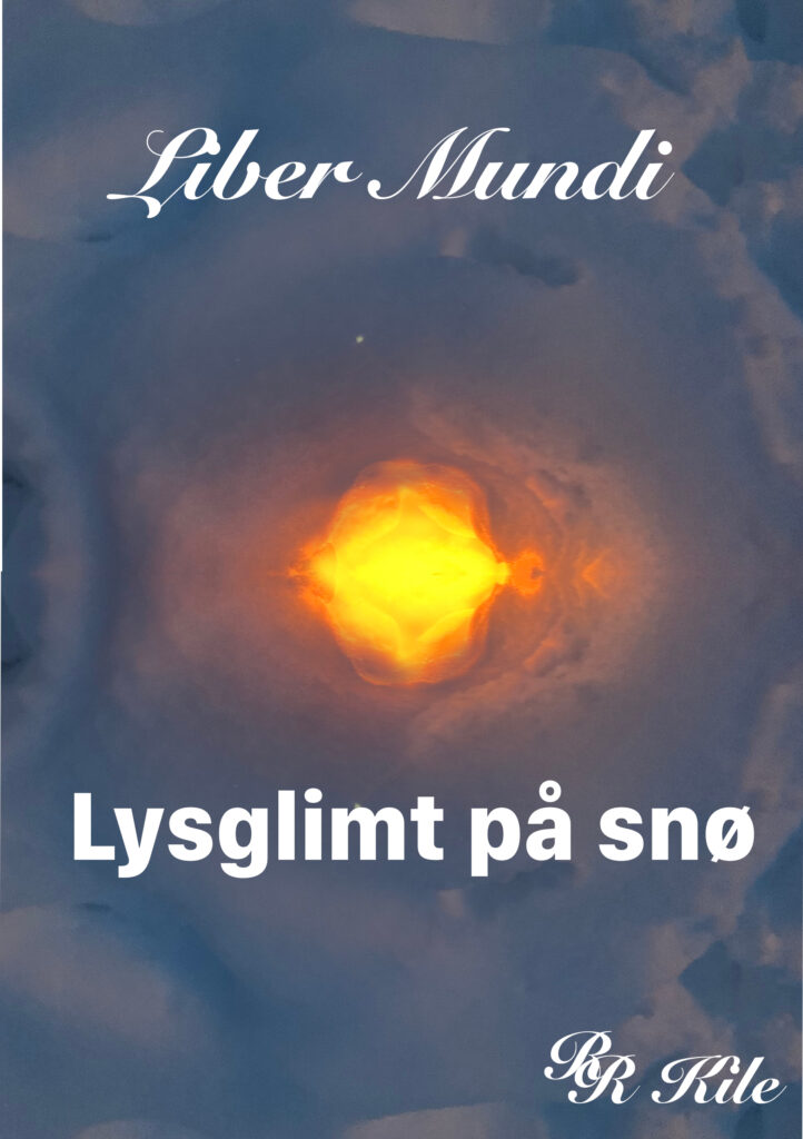 Norsk Fantasy, Norsk Science Fiction, Fiksjon-Fremtidskrim, Spenning, Norsk Fantasyforfatter R.R. Kile, Serien Liber Mundi. Seks bøker er utgitt, Kistepakta, Alene, Ei løvinnes hjerte, Vi sank i hav, Lysglimt på snø, Den røde steinen. Neste bok er under utarbeidelse under tittelen Rundløper.